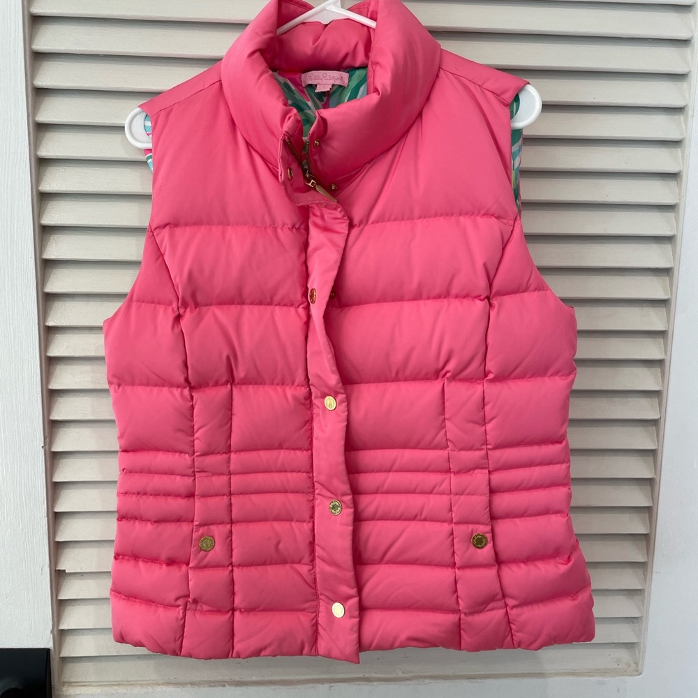 Pink Lilly Pulitzer vest